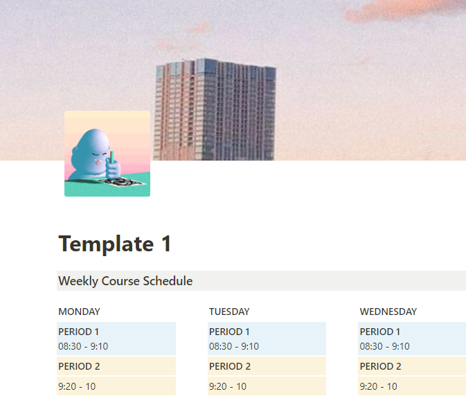 How to Create a Four-Year High School Plan 2 notion template