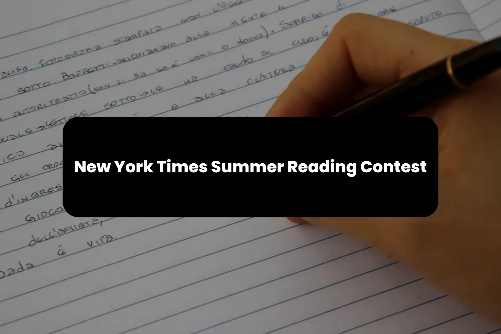 New York Times Summer Reading Contest