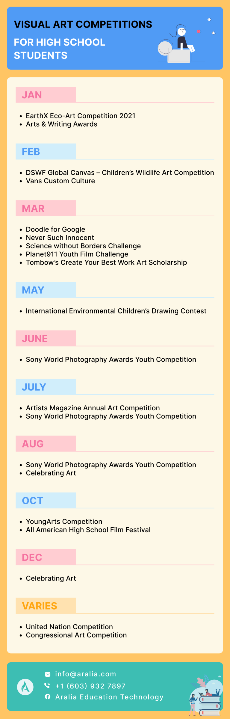 22 Visual Art Competitions for High School Students 2023 1 visual art competitions