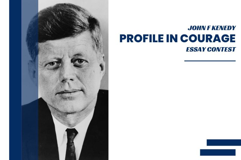 john f. kennedy profile in courage essay contest