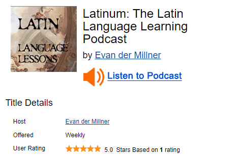 Latin podcast
