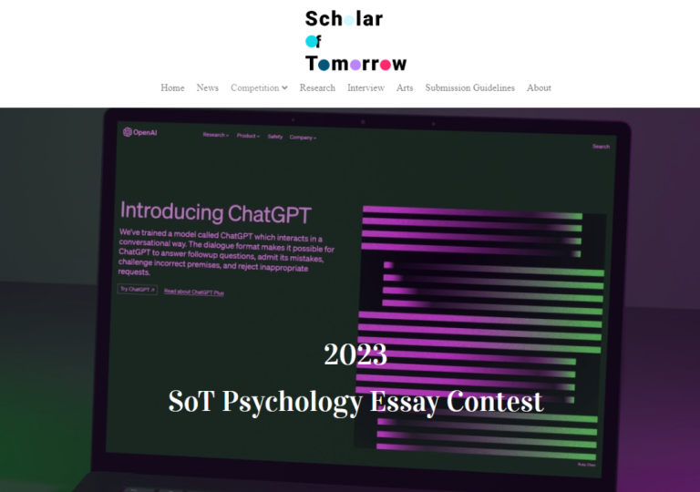 SOT contest website screenshot