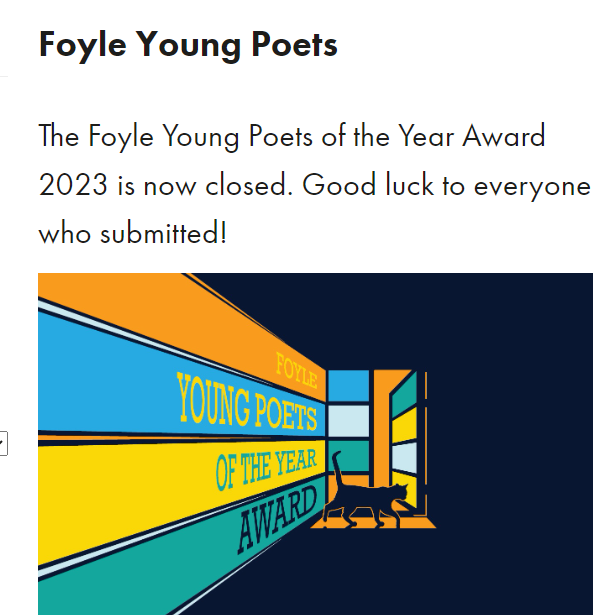 foyles young poets website