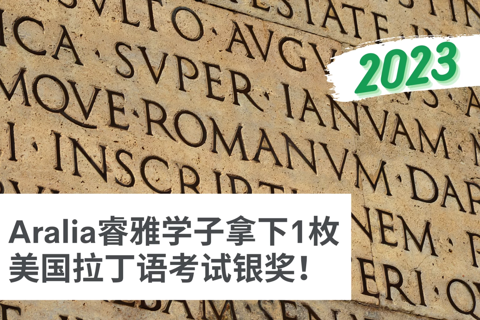 学生奖项 15 National Latin Exam 2023 2