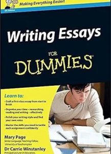 Writing Essays For Dummies bookcover