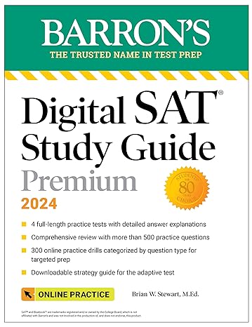 Digital SAT Study Guide Premium 2024