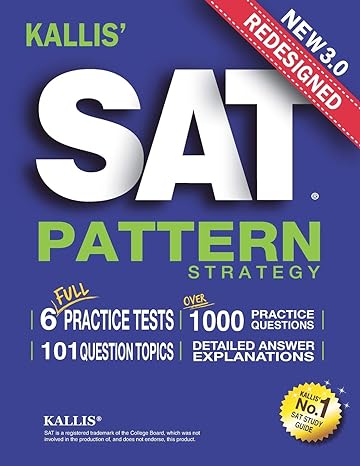 KALLIS Redesigned SAT Pattern Strategy 3rd Edition