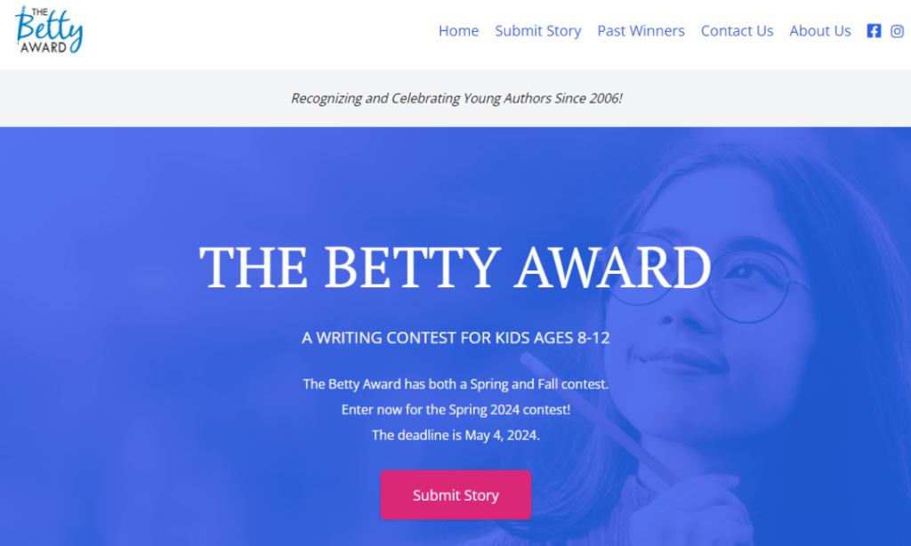 the betty award website