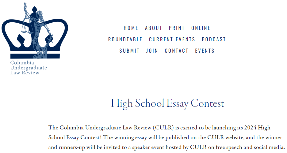culr essay contest website