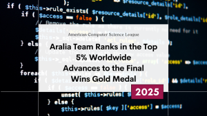 Aralia Team Ranks in the Top 10 Worldwide Advances to the Final and Wins Gold Medal