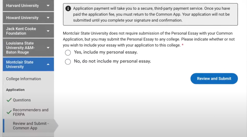 Hướng Dẫn Chi Tiết Cách Nộp Hồ Sơ Du Học Mỹ Trên Common App 37 Common App first year application walkthrough Common App YouTube Google Chrome 7 16 2025 4 45 13 PM