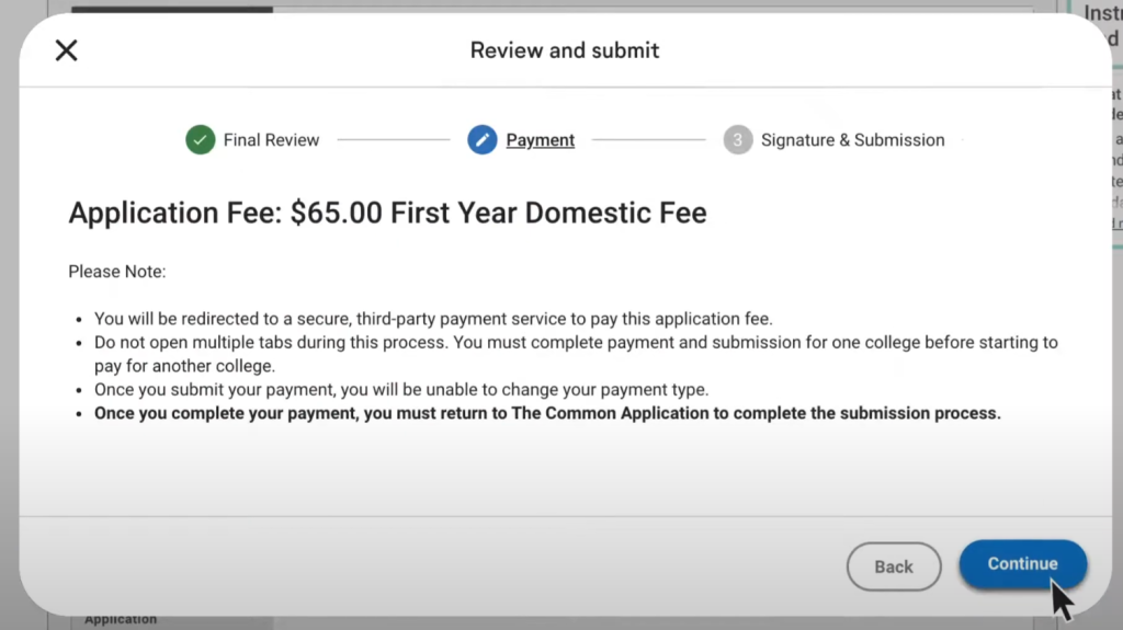 Hướng Dẫn Chi Tiết Cách Nộp Hồ Sơ Du Học Mỹ Trên Common App 39 Common App first year application walkthrough Common App YouTube Google Chrome 7 16 2025 4 48 44 PM