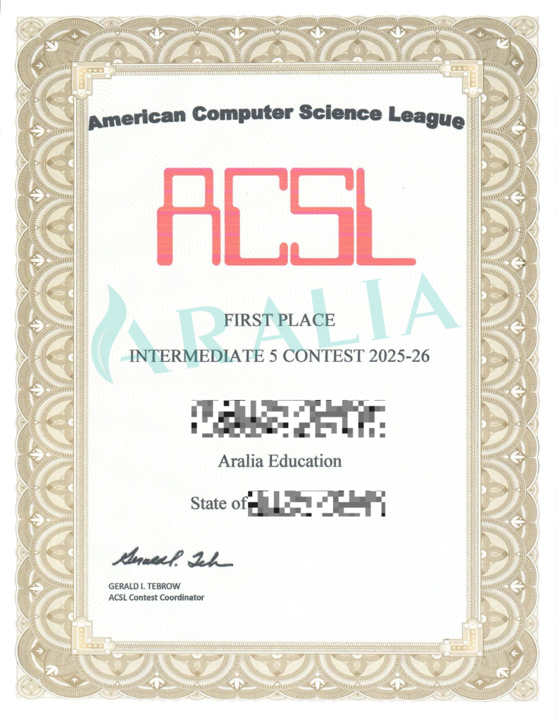 Aralia student awards CN