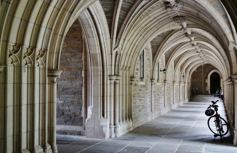 Gothic arches in an Ivy League university